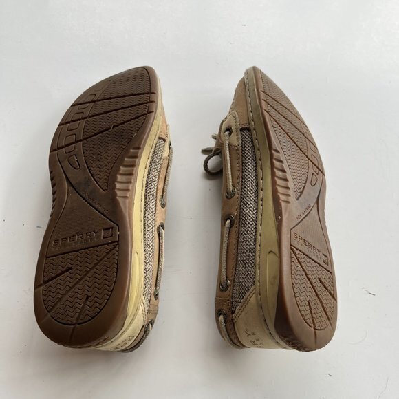 Sperry Top-Sider Angelfish Slip-On Boat Shoes Womens Linen-Oat Size 6M - Picture 6 of 6